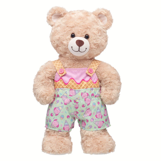 Sanrio Hello Kitty &amp; Friends Strawberry Ice Cream Pochacco Overalls | Build-A-Bear - US 7720