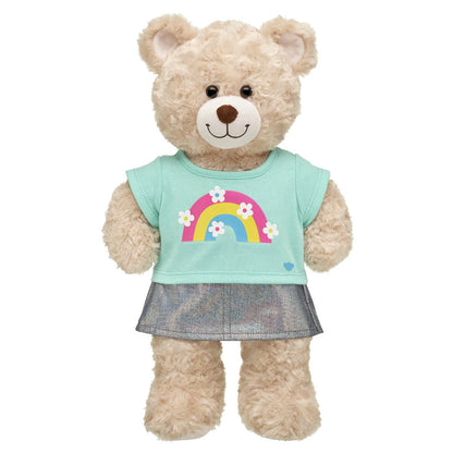 Kabu™ Rainbow Tee &amp; Skirt Set for Plush Toys | Build-A-Bear® - US 0715