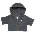 Charcoal Grey Zip Hoodie for Stuffed Animals | Build-A-Bear® - US 2328