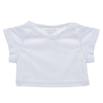Online Exclusive White V-Neck T-Shirt | Build-A-Bear - US 7460