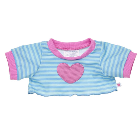 Heart Stripe Sweatshirt | Build-A-Bear - US 6867