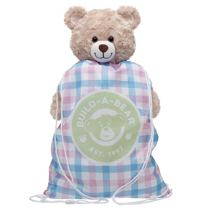 Spring Gingham Toy Bear Carrier | Build-A-Bear - US 3384